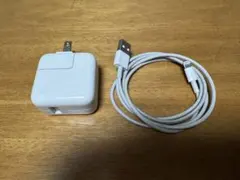 Apple 12W USB Power AdapterとUSBケーブル