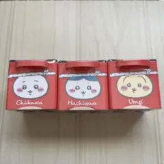 ちいかわ　キューケース2（たこぎ）ちいかわハチワレうさぎ3個セット