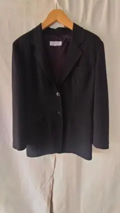LANVINランバン二つボタンウールブレザー黒日本製正規品サイズ42