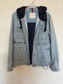 MONCLER フード付きデニムジャケット
