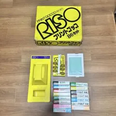 RISO プリントゴッコ B6セット 本体 インク ランプ 付属品まとめ販売