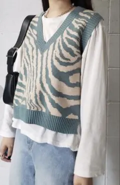 ＊me+em select ＊ミームセレクト＊ニットベスト＊