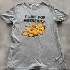 H&M ガーフィールド Tシャツ グレーのサムネイル