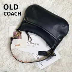 未使用級 coach vintage archive アクセサリーポーチ 黒