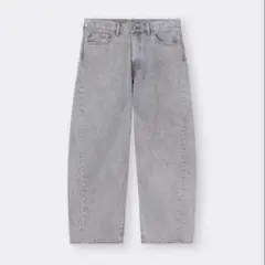 guデニムパンツ　バレルレッグジーンズ