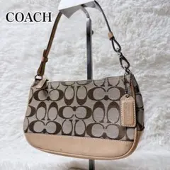 Coach 40024 Signature hand bag porch y2k - メルカリ