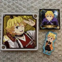 鬼滅の刃　我妻善逸　コースター　ステッカー　干支　午年