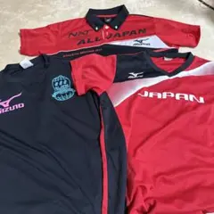 Mizuno バレーボール　ALLJAPAN　練習着　3枚セット