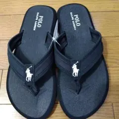 Polo Ralph Lauren ブラック サンダル 8Dのサムネイル