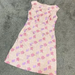 美品✨TOCCA トッカ　ピンク花柄刺繍ワンピース　サイズ6 XL大きいサイズのサムネイル