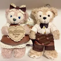 ダッフィー シェリーメイ セット 2011年バレンタイン ぬいぐるみバッジ