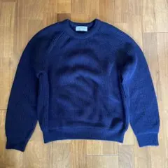 tomorrowland tricot 厚手　ウール　セーター　ネイビー