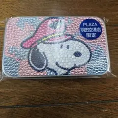【新品未開封/限定完売品】PLAZA羽田空港限定スヌーピースパークス缶パイロット