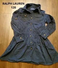 Ralph Lauren 濃紺　長袖ワンピース サイズ6（120）