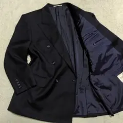 美品 GIVENCHY ジャケット ロゴボタン ダブル XL 紺ブレのサムネイル