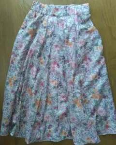 組曲　花柄 フレアスカート サイズ3