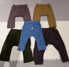 【美品】ズボン5枚まとめ売り　秋冬用　80サイズ