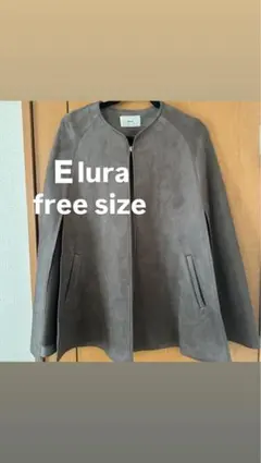 Elura エコスウェード ポンチョ