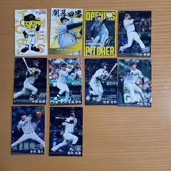 プロ野球チップスカード 2025年第1弾&第2弾【阪神タイガース】10枚セット