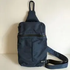 【極美品】Healthknit ヘルスニット ボディバッグ 撥水 ネイビー