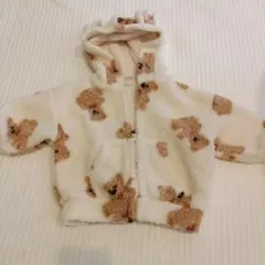 futafutaクマ柄アウター 80cm