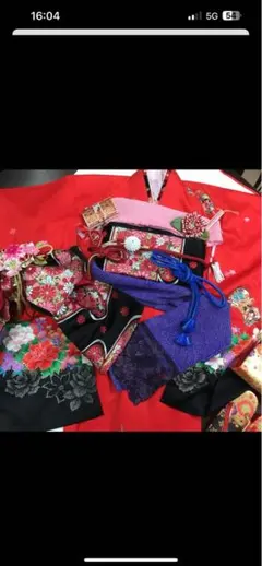 七五三用華やか衣装セット