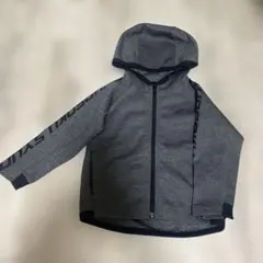 キッズ ジップアップパーカー グレー