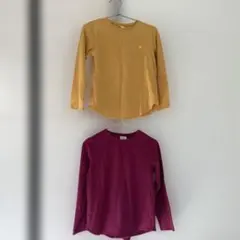 ZARA 長袖シャツ　紫、黄色