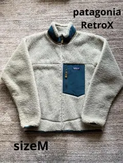 Patagonia クラシック レトロX ペリカン フリース ジャケット M