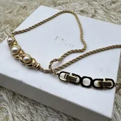 クリスチャンディオール　ヴィンデージ　パール　ネックレス