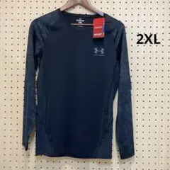 メンズヒートギア コンプレッションカモ 長袖シャツ2XL（6007728）