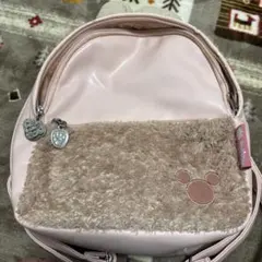 ミッキー刺繍付きピンクリュック