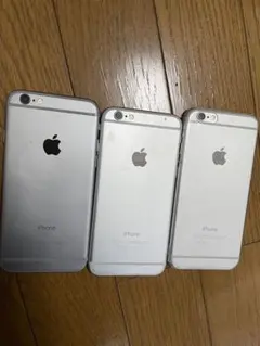 iPhone 6, 6s, 6s Plus シルバー 3台セット