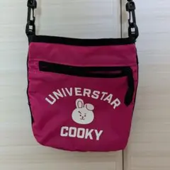 BT21 COOKY サコッシュ バッグ ピンク