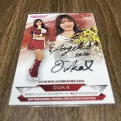BBM 2026 GOLDEN ANGELS OUKA 直筆サインカード