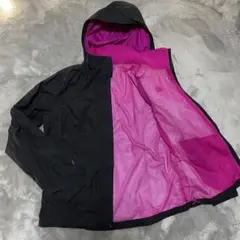 got32 ノースフェイス　フード付マウンテンナイロンジャケット　黒　L