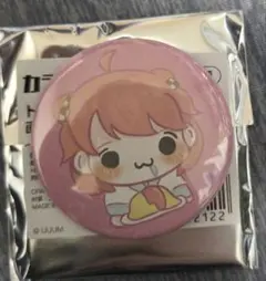 カラフルピーチ　直筆イラスト缶バッジ　のあ　からぴち