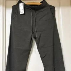 ユニクロ UNIQLO ウォッシャブルリブニットパンツ ダークグリーン XL
