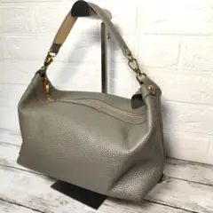 【美品】A.D.M.J. シュリンクレザー ハンドバッグのサムネイル