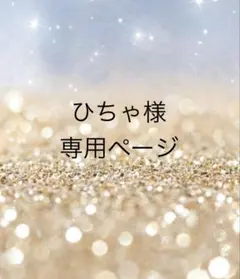 ひちゃ様専用ページ