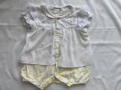 CROISSANCE BEBE ロンパース 花柄 70cmのサムネイル