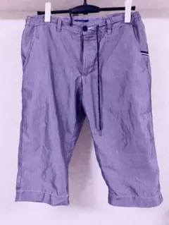 値下げ　NAVY（シルバーグレー）」のメンズ クロップドパンツ　イージーパンツのサムネイル