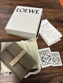 LOEWE ロエベ トライフォールド ウォレット ソフトグレインカーフ新品同様
