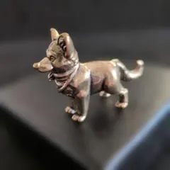【未使用】小さな置物　犬　イヌ　真鍮のサムネイル