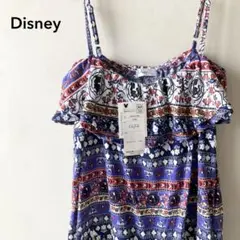 【未使用✨タグ付き】ディズニー 美女と野獣 オールインワンサロペット ベル 総柄のサムネイル