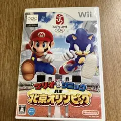 Wii マリオ＆ソニック AT 北京オリンピック ソフト 中古(☆172)