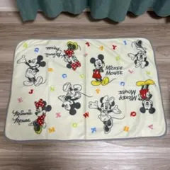 ミッキーマウス ブランケット クリーム色