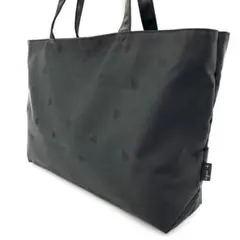 【agnes b.VOYAGE】トートバッグ ナイロン ブラックA4 大容量