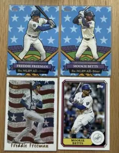 2025 Topps ドジャース ムーキー・ベッツ フリーマン 4枚セット
