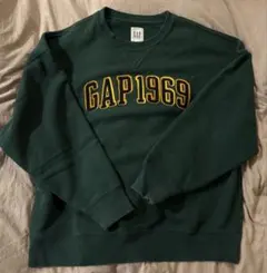 GAP1969 緑 クルーネックスウェットのサムネイル